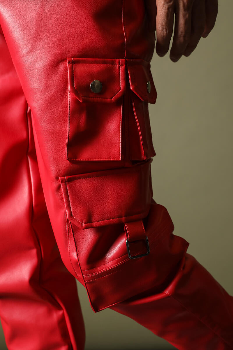 VIRGO FAUX LEATHER PANTS