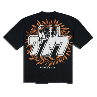 TRIPLE 7 BLACK TEE
