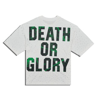 DEATH OR GLORY WHITE TEE