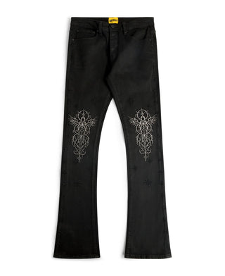 LUKE WAX DENIM - BLACK