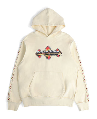FLAME TOUR HOODY - BONE