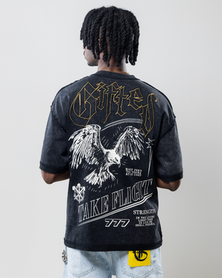 TAKE FLIGHT BLACK TEE