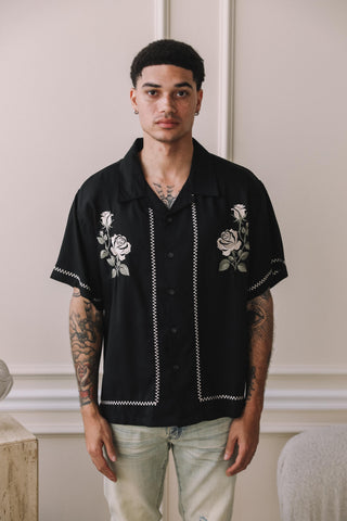 MISERY BUTTON UP - BLACK