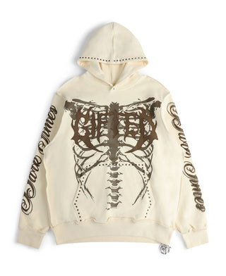 DARK TIMES BONE HOODY