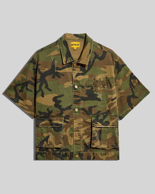 DRAKE OVER SHIRT - OLIVE GREEN CAMO