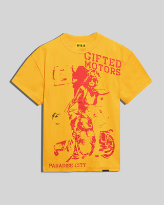 Paradise City Tee - Yellow