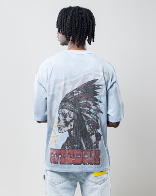 CHIEF FLAME BLUE TEE