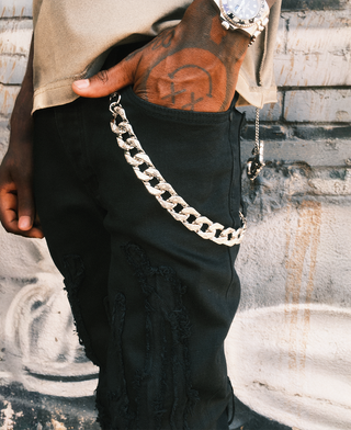 PAIN JEAN - BLACK