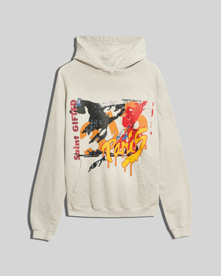 PRAY FOR PARIS HOODIE - WASHED BONE