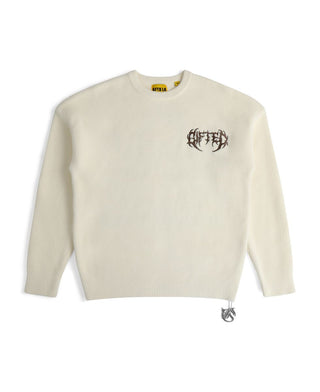 STRENGTH MOHAIR BONE SWEATER
